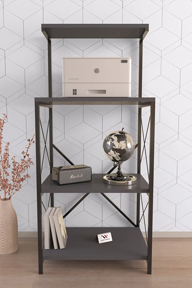 Mutfak Bangosu Çok Amaçlı Organizer Dolap – Antrasit